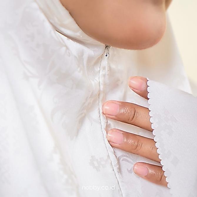 Sale Nobby Syami Mukena Polos Dewasa Bahan Marry Silk Jacquard