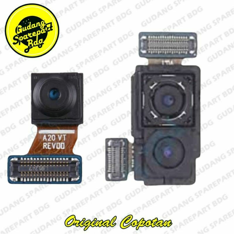 Kamera Depan Belakang Samsung galaxy A20 A205 2019 Original copotan second