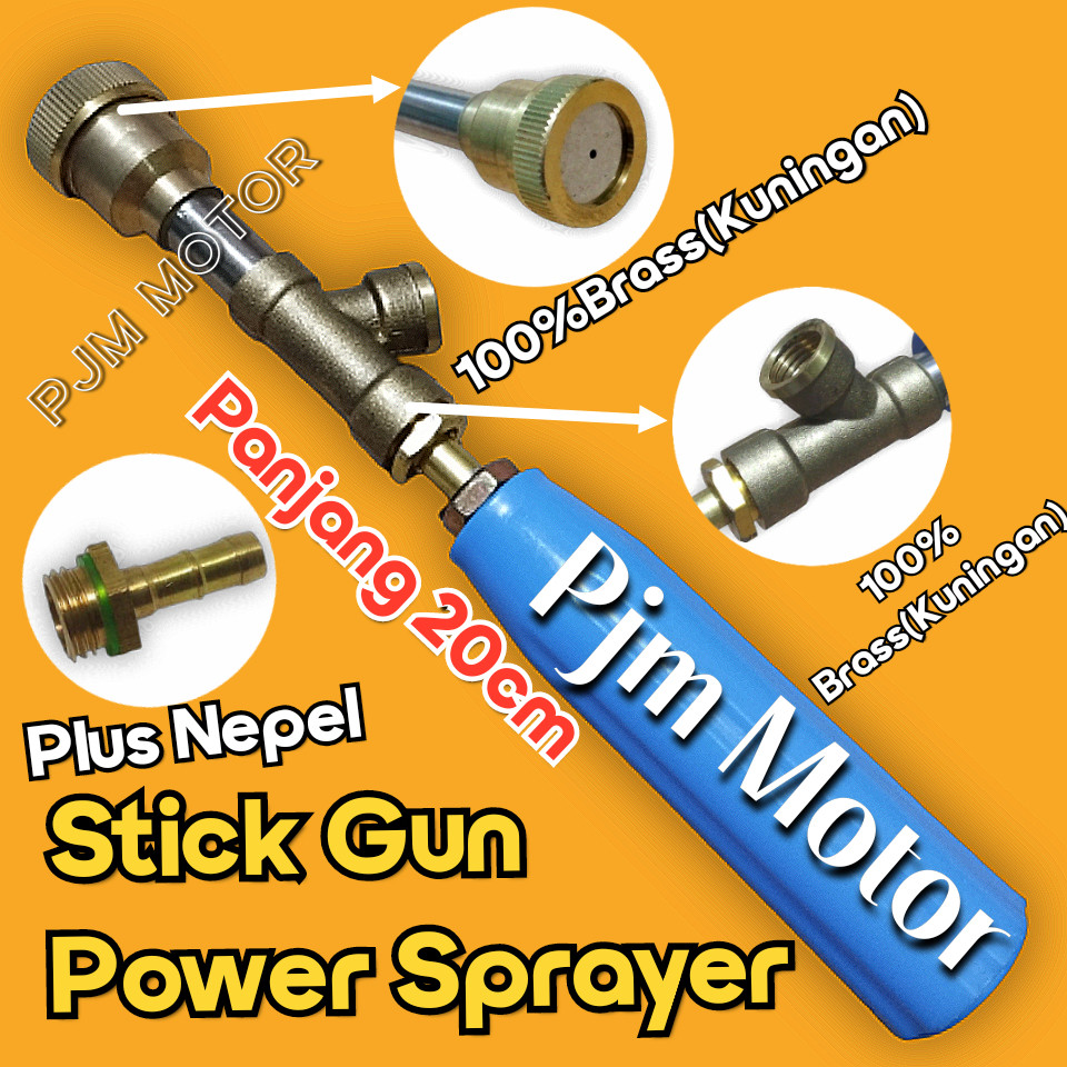 Gun Gan Stik pompa air tekanan tinggi Doorsmeer 20cm Pompa steam stim alat cuci motor 20cm sanchin