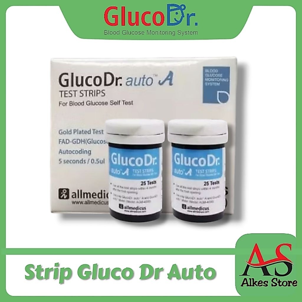 Strip Gluco Dr Auto  Refill Strip Gluco Dr Auto  Gluco Dr Auto Glucose