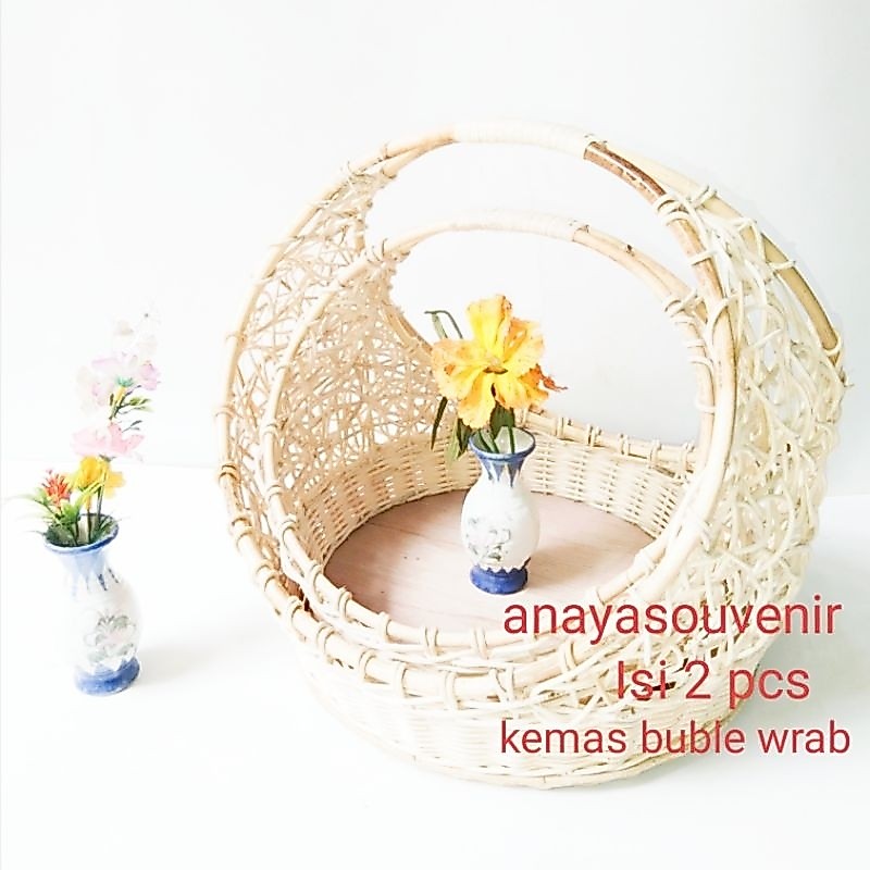 Keranjang Rotan.Keranjang Rotan Cincin Keranjang Hantaran Buah