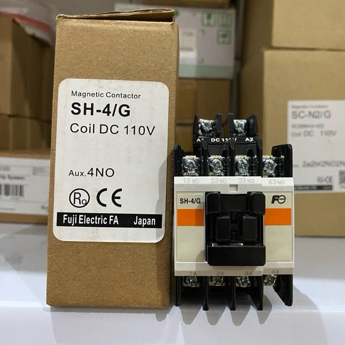 DC Coil Contactor Relay Fuji Electric SH-4/G 110V DC110V