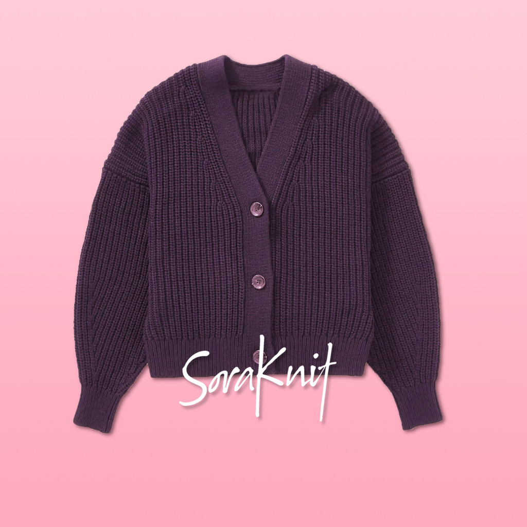 Premium Outer Cardigan Crop Rajut kancing Wanita Korean Style Hijab Oversize Tebal Ori Jumbo lengan 
