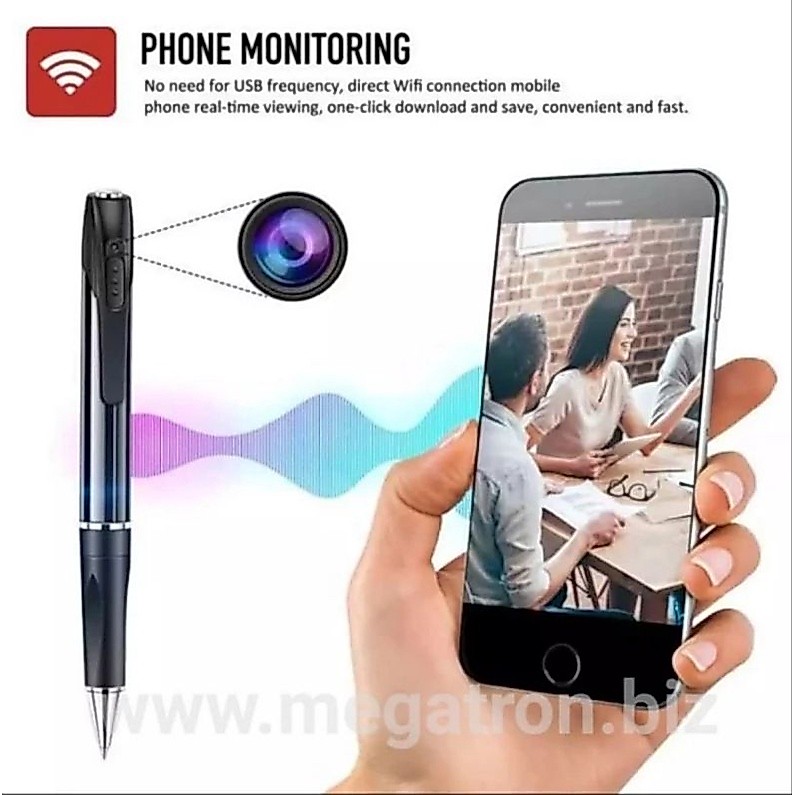 Wifi Spy Camera model Pulpen - Kamera tersembunyi bisa pantau live lewat HP