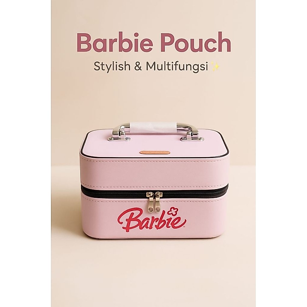Custom pouch makeup basic Tingkat / tas kosmetik/ makeup box