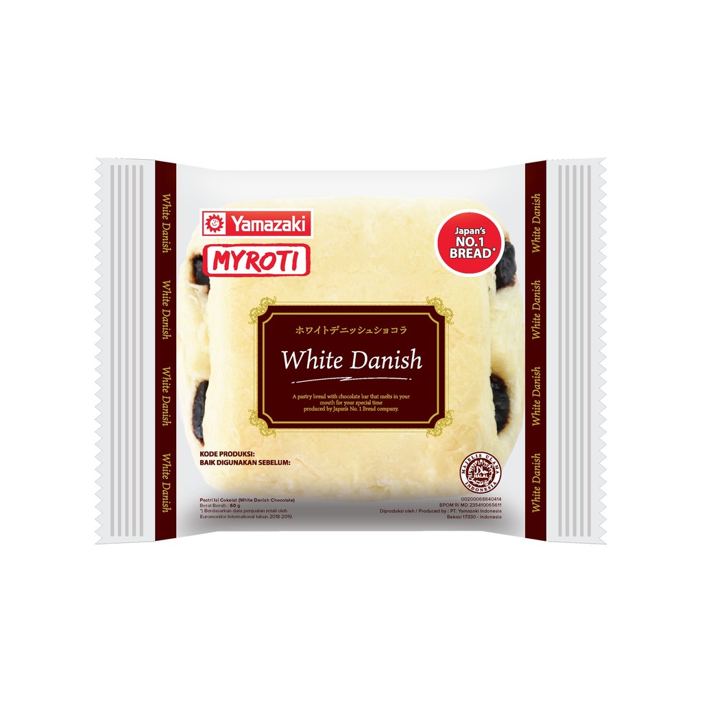 MyRoti White Danish Chocolate 60 gram