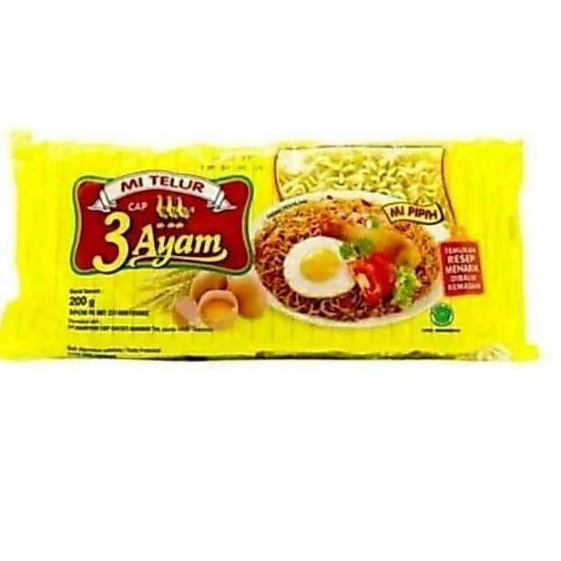 Mi telur cap ayam mie telur ayam