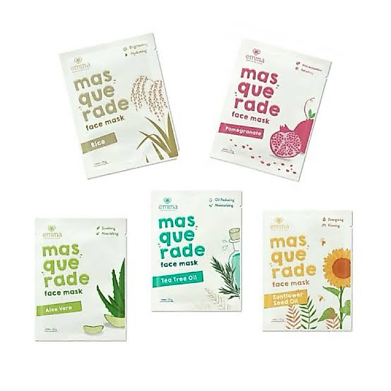 Emina Masque Sheet Mask 23G || Emina Sheet Mask || Masker Emina Masker Wajah Emina
