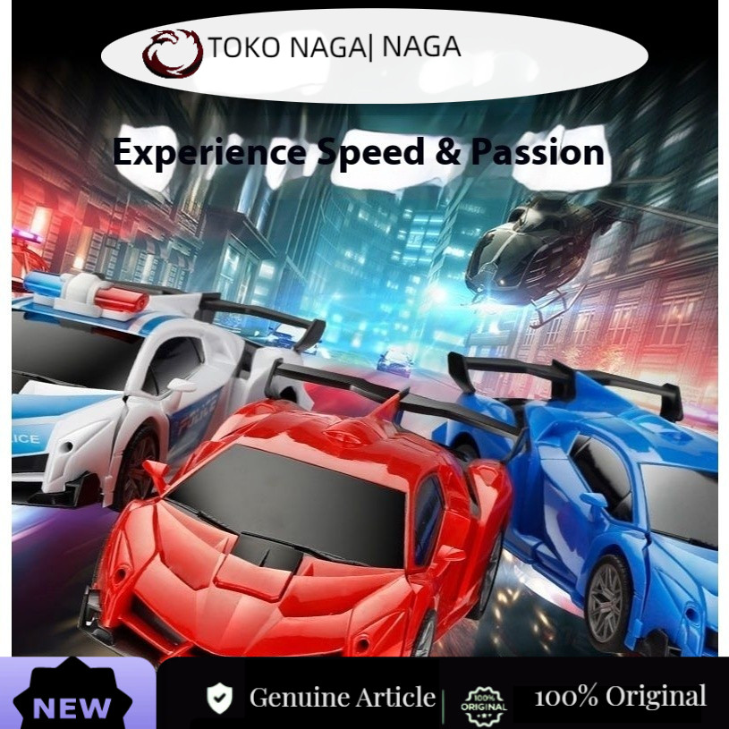 TOKO NAGA naga Mainan Anak Remote Control Rc Transforming Robot 1:14 Gesture Sensing Transform Robot