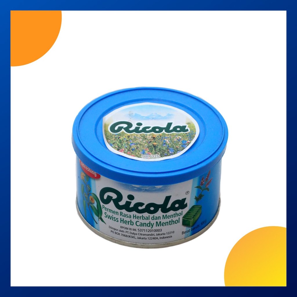 Ricola Menthol Pot 100 Gram