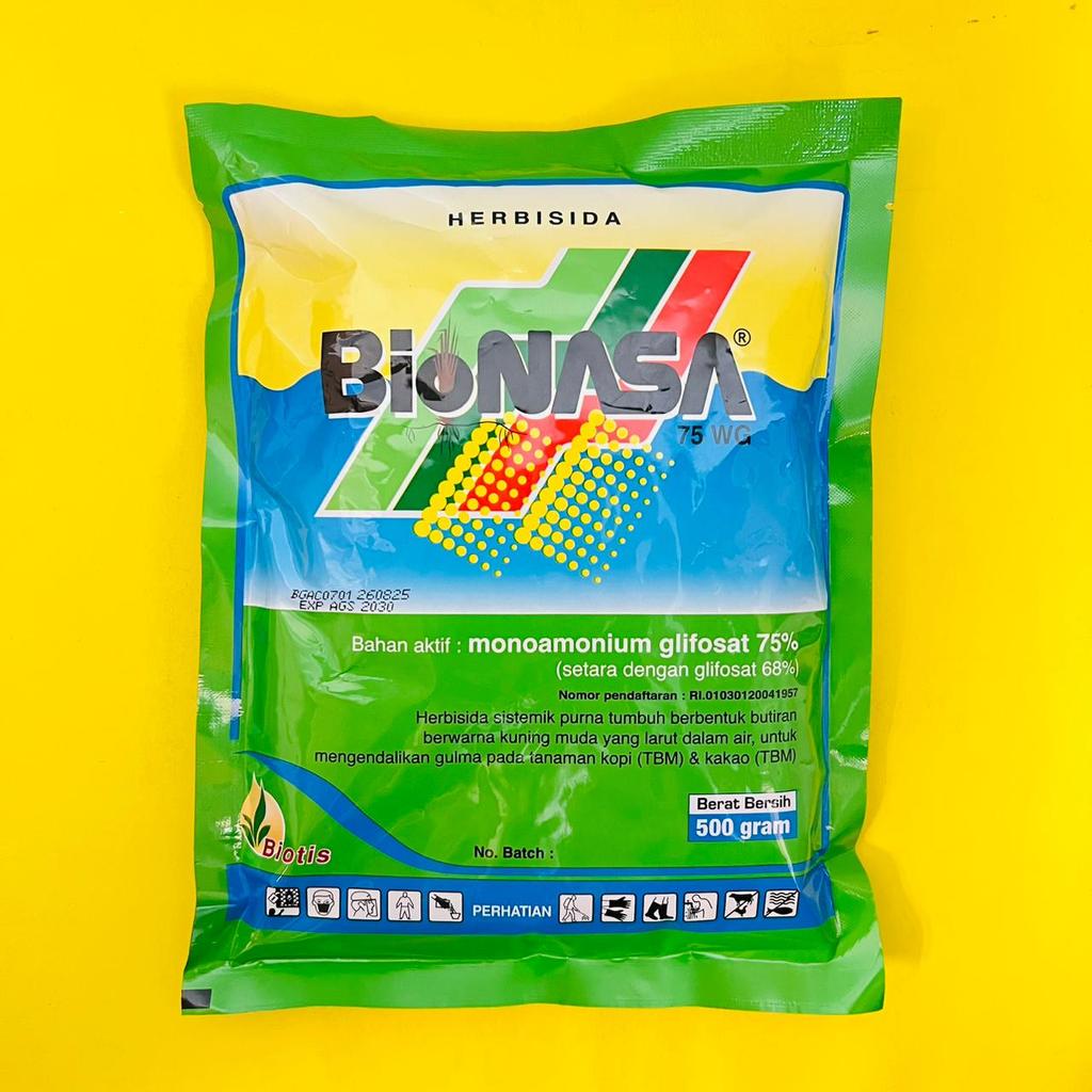 Herbisida sistemik purna tumbuh efektif untuk teki BIONASA 75WG isi 500gr dari BIOTIS