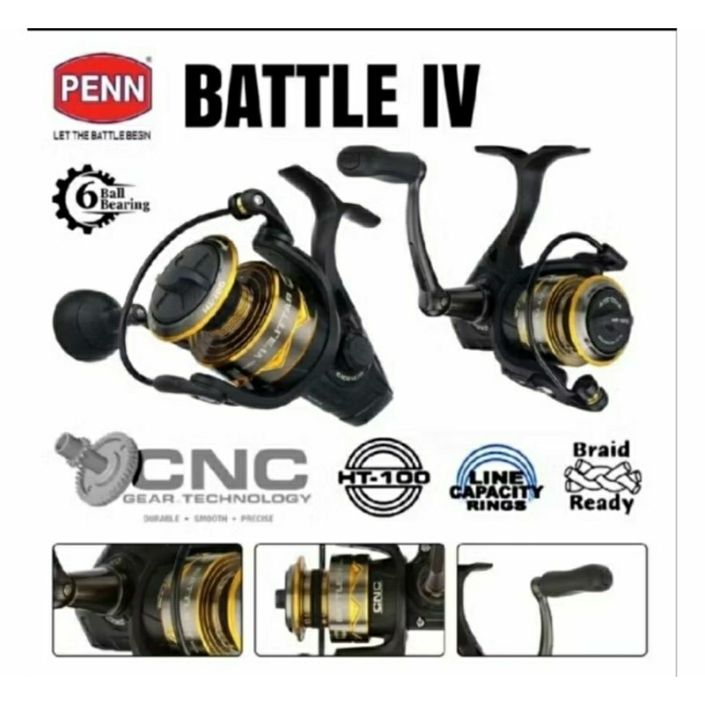 REEL PENN BATTLE IV Dx | PENN BATTLE IV | METAL BODY | spinning reel |