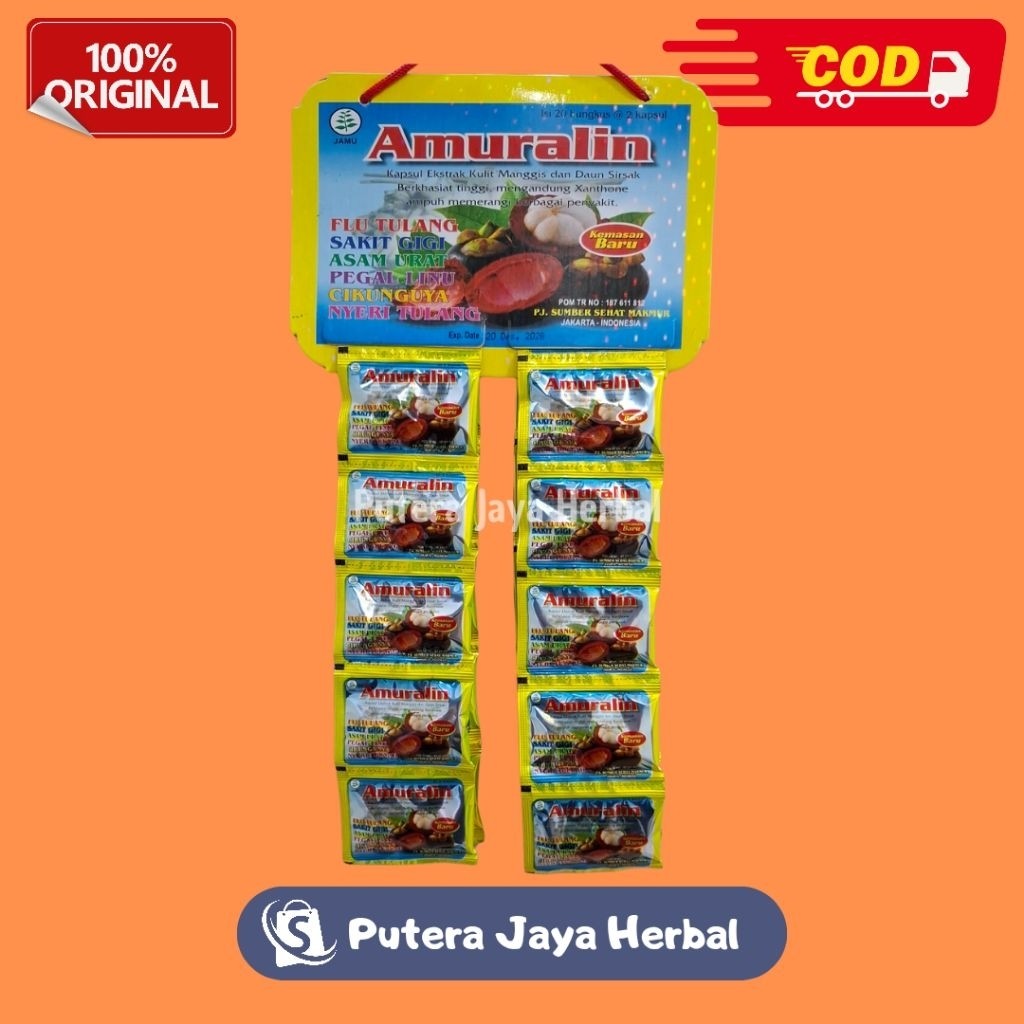 Best Seller JAMU KAPSUL AMURALIN RENCENG ORIGINAL