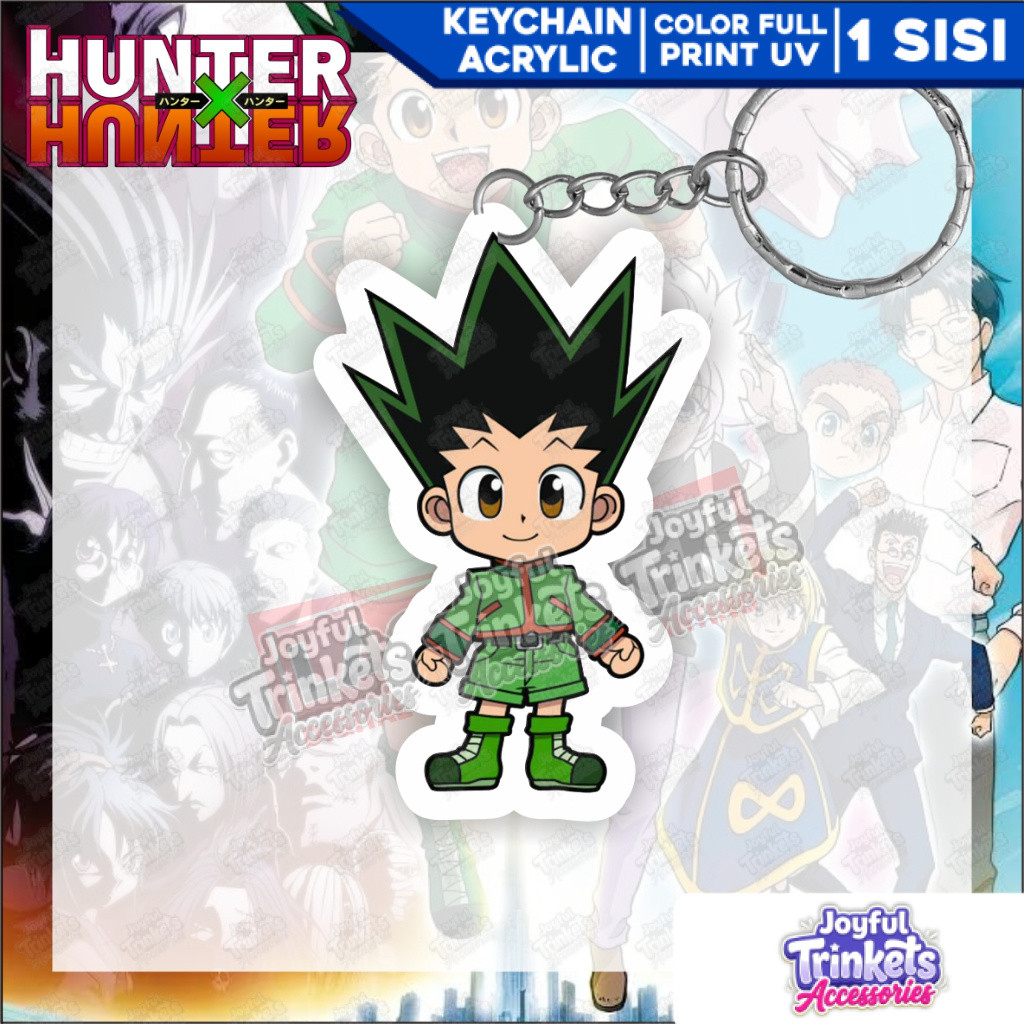 Gantungan Kunci Gon Freecss Hunter X Hunter - Gantungan Kunci Anime - Gantungan Kunci Akrilik - KeyC