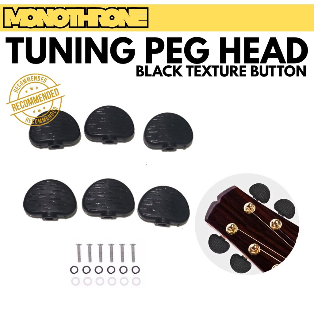 Kepala Dryer Button Tuning Peg Head Button Gitar Kepala Button Dryer Tuning Pegs Machine Head Dryer 