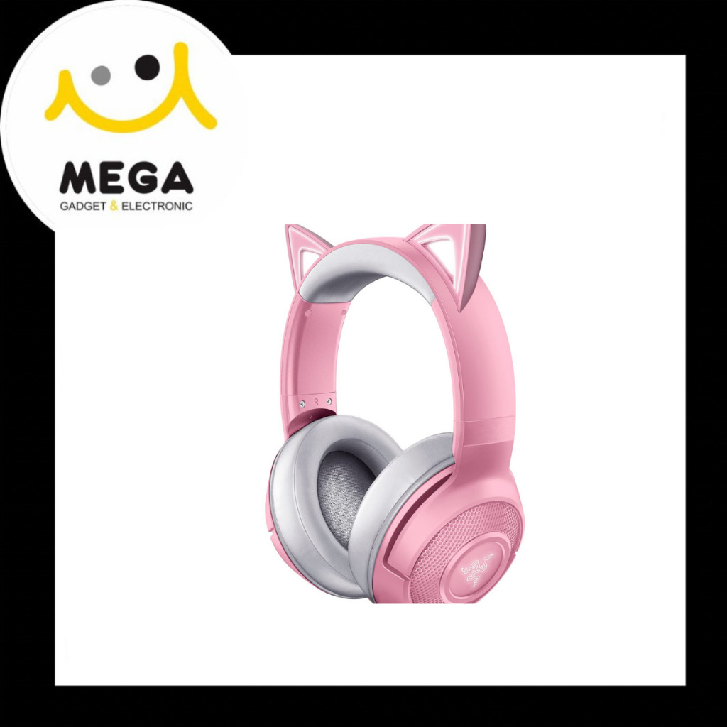 Razer Chroma RGB Gaming Headset Kraken Quartz Kitty Edition