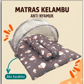 Kasur Kelambu Bayi Karakter Lucu kasur bayi set kelambu premium lengkap full set / Kasur Matras Bayi
