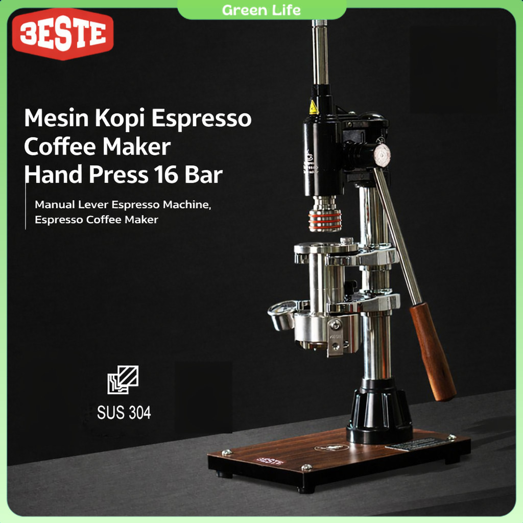 Trieste STARDUST Mesin Kopi Espresso Coffee Maker Hand Press 16 Bar - K001