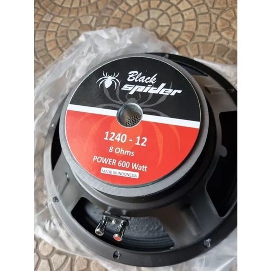 SPEAKER KOMPONEN BLACK SPIDER 1240-12 BLACKSPIDER 1240 12INCH