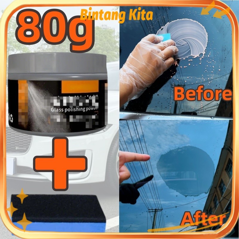 Obat Penghilang Baret Kaca Mobil Penghapus Lapisan Oli Baret Wiper - Penghilang Goresan Kaca Mobil -