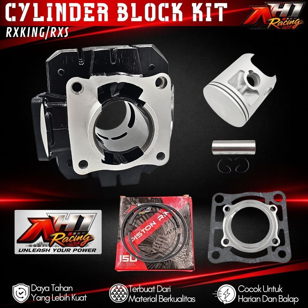 Cylinder Block Boring Blok Seher RXK Rxking Bore Up RXS RXZ 58 Mm AH1 Racing Iron Casting Block Ori