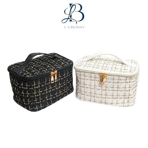 La Bossy Fashion Tas Makeup Fashion korea Kosmetik Organizer Travel Bag Pouch Portable Cosmetic Bag 