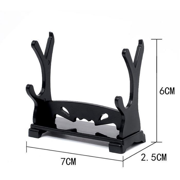 Tatakan Katana Samurai Mini 2 Tingkat / Standing Dudukan Tatakan pdang Katana 2 Tingkat Dinding Hita