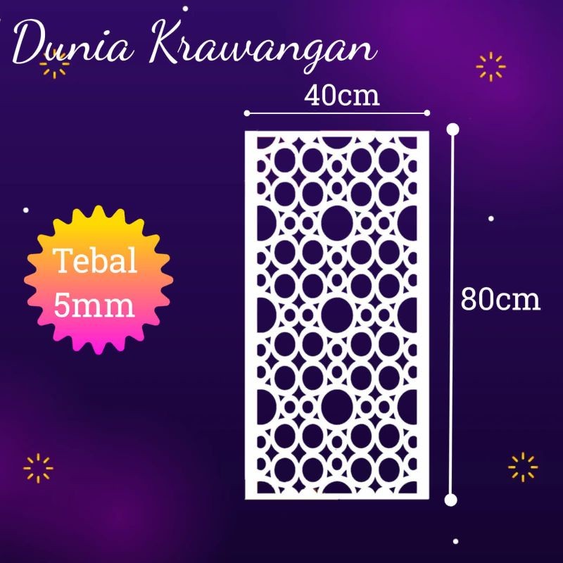 Krawangan PVC Foam Board / Cutting PVC Foam Board DK-67