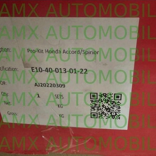 Per Ceper / Lowering Spring Merk Eibach Prokit Honda Accord Cp / Cp2 2.4 Atau 2.400Cc 2008-2012