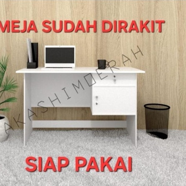 [ PRODUK DIRAKIT ] MEJA KERJA MEJA KASIR MEJA BELAJAR ANEKA UKURAN SUDAH DIRAKIT SIAP PAKAI