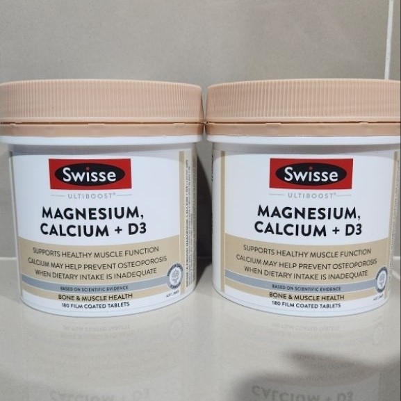 SWISSE MAGNESIUM, CALCIUM + D3