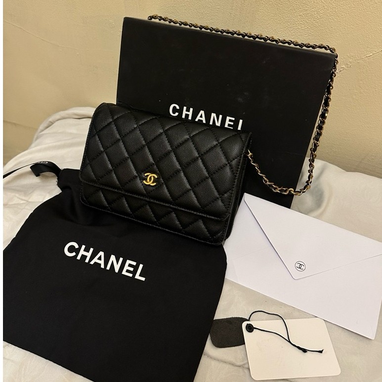 chanel woc caviar full leather