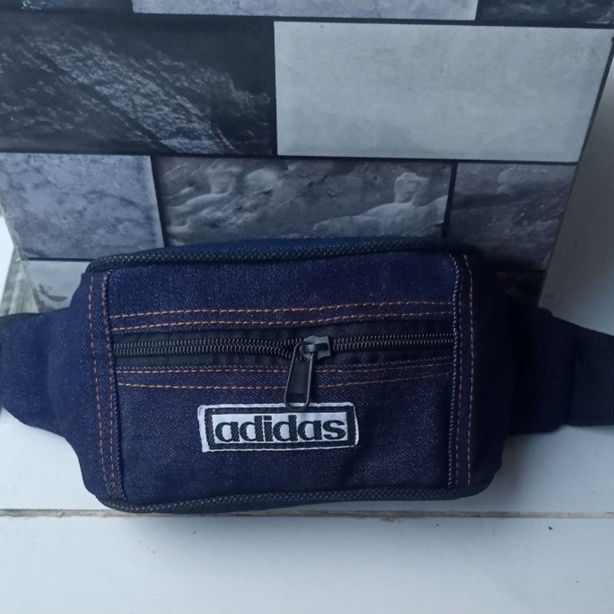 Tas pinggang bahan jeans,tas selempang jeans