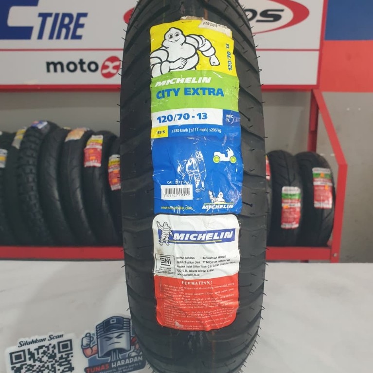 BAN LUAR CITY EXTRA TUBELESS MICHELIN -RING 13