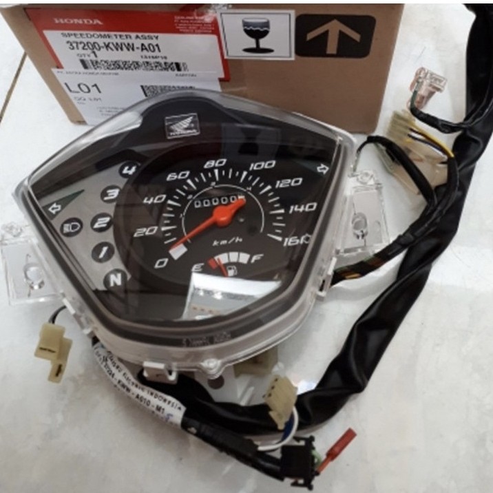 Speedometer Spidometer kilometer km HONDA Revo 110 Absolute ORIGINAL 37200-KWW-A01 - ADAstoknya
