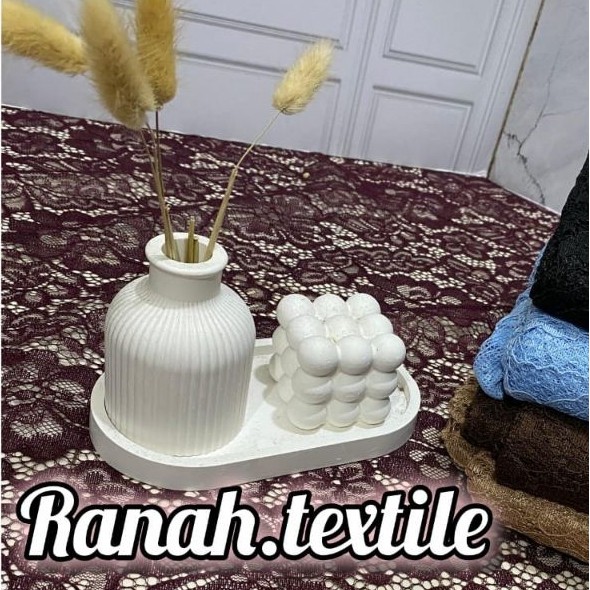 Kain Brokat cordnely Glitter / tanpa Glitter / harga grosir / Brokat rol an
