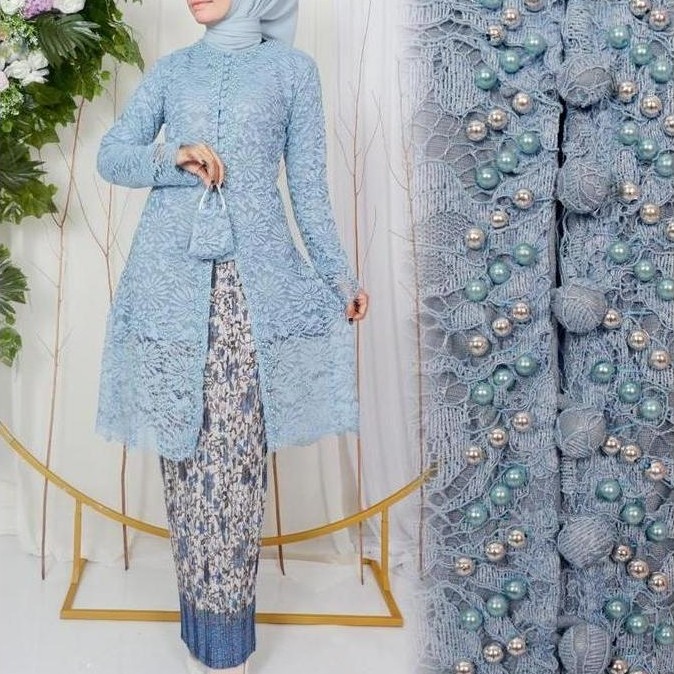 NEW DJ COLLECTION 21  SETELAN KEBAYA KANCING 1000 PAYET TUNIK KEBAYA TUNIK PANJANG KEBAYA BUSUI BROK