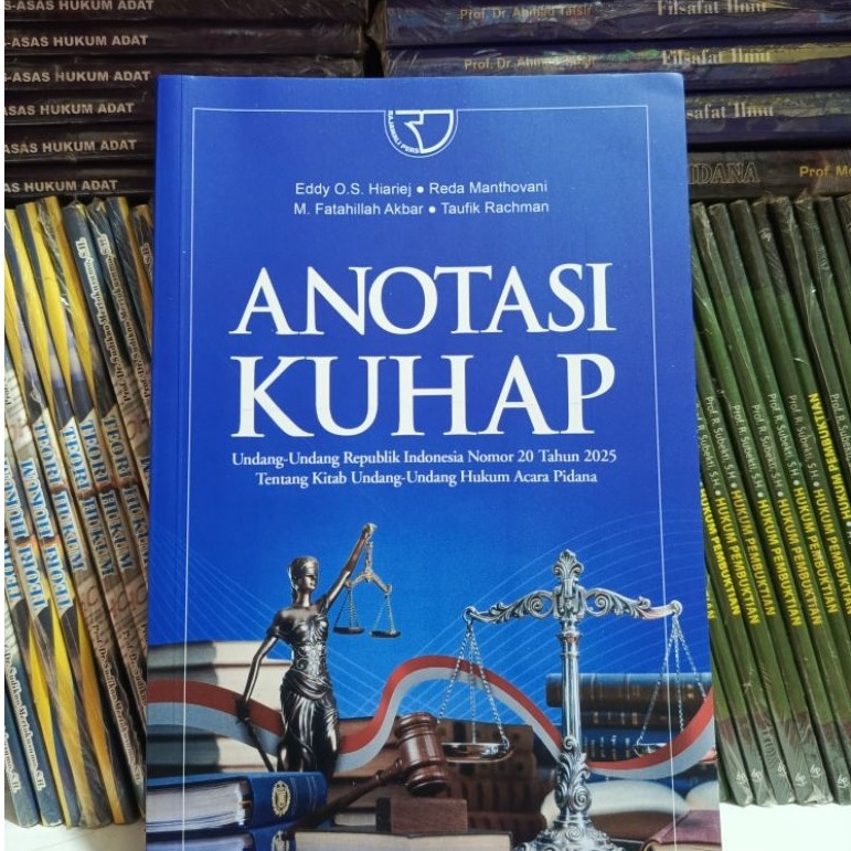 JUDUL BUKU ANOTASI KUHAP