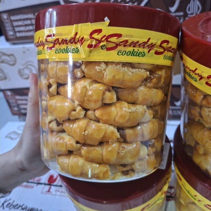 Nastar croisant premium toples mini / sandy cookies