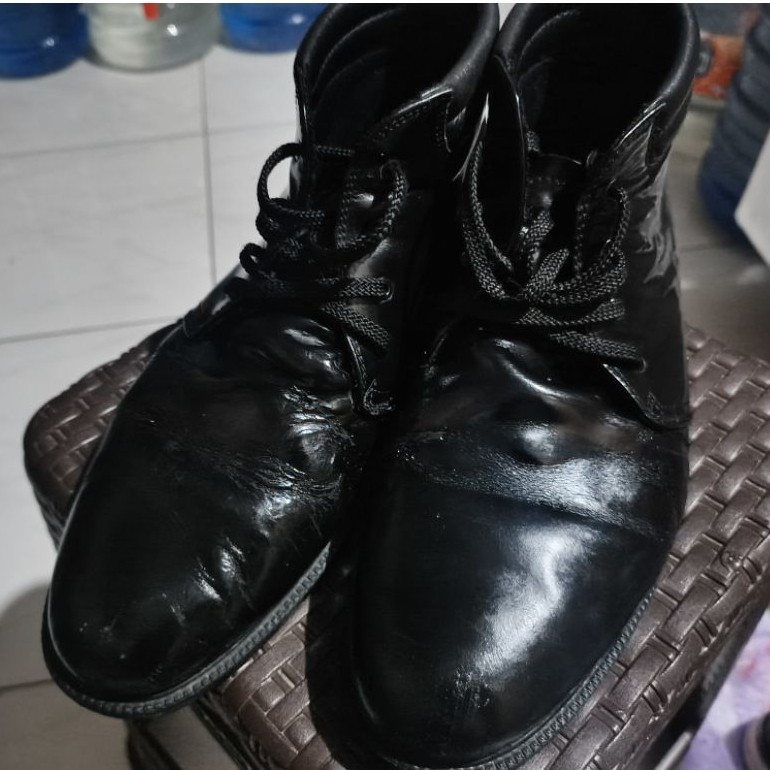 Sepatu Second Pdh Asli Jatah Akpol Kulit Size 44