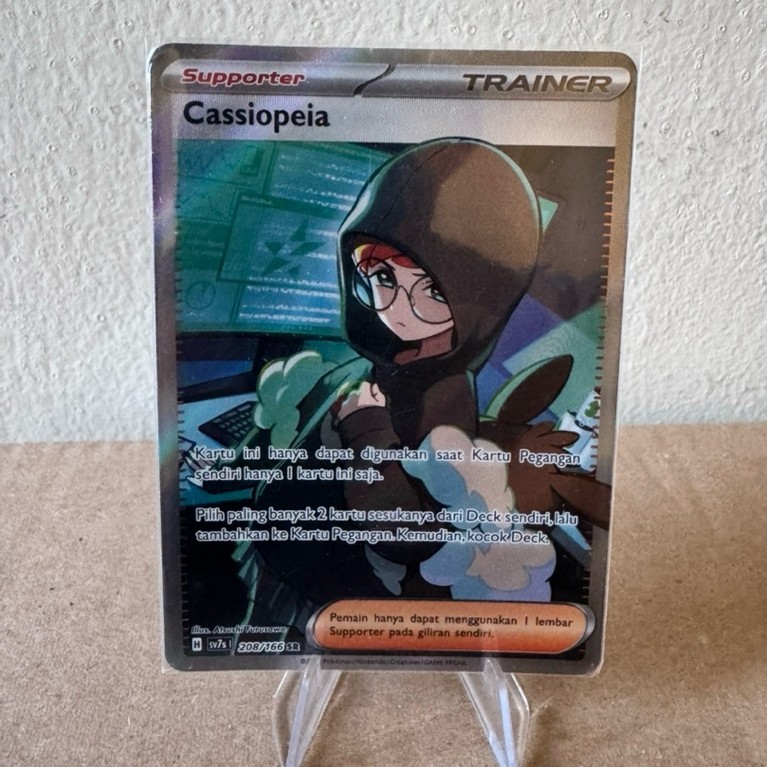 Kartu Pokemon CASSIOPEIA SR 208/166 Seri Bimbingan Rasi