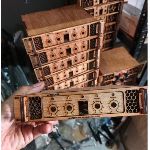 FULL CNC Box Power Ashley Model Build Up | Box Power Amplifier MINI