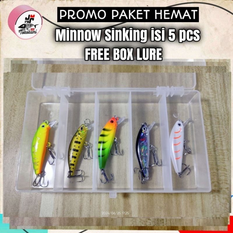 lure paket minnow killers free box