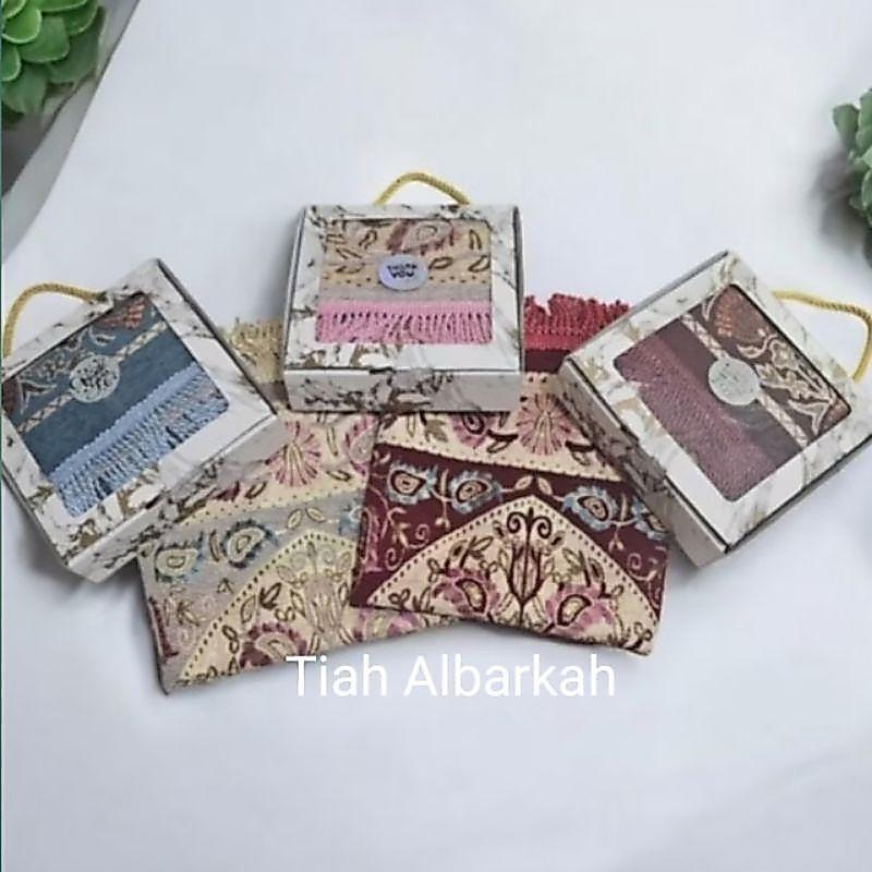 Souvenir Sajadah Turkey Tambang Midi  / Hampers Sajadah Turkey Tambang / Grosir Sajadah