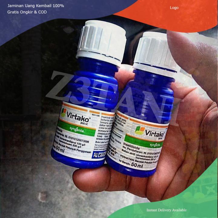 Virtako 300SC 50ml obat Basmi Hama Ulat Wereng dan Insektisida Padi