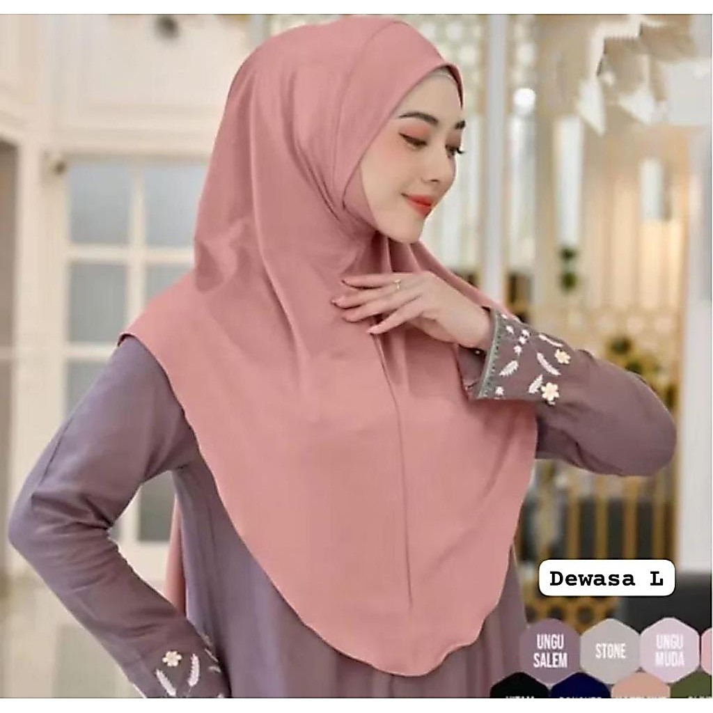 JILBAB INSTAN DAGU / BERGO MALAY / JILBAB INSTAN JERSEY PREMIUM / HIJAB INSTAN / HIJAB DAGU INSTAN /