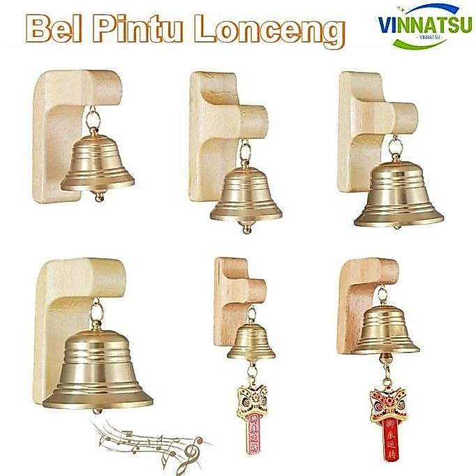 RELMARAMA Vinnatsu Bel Pintu Lonceng Pintu Kuningan Bel Pintu Kenari Magnetic Wind Chimes Bel Dekora