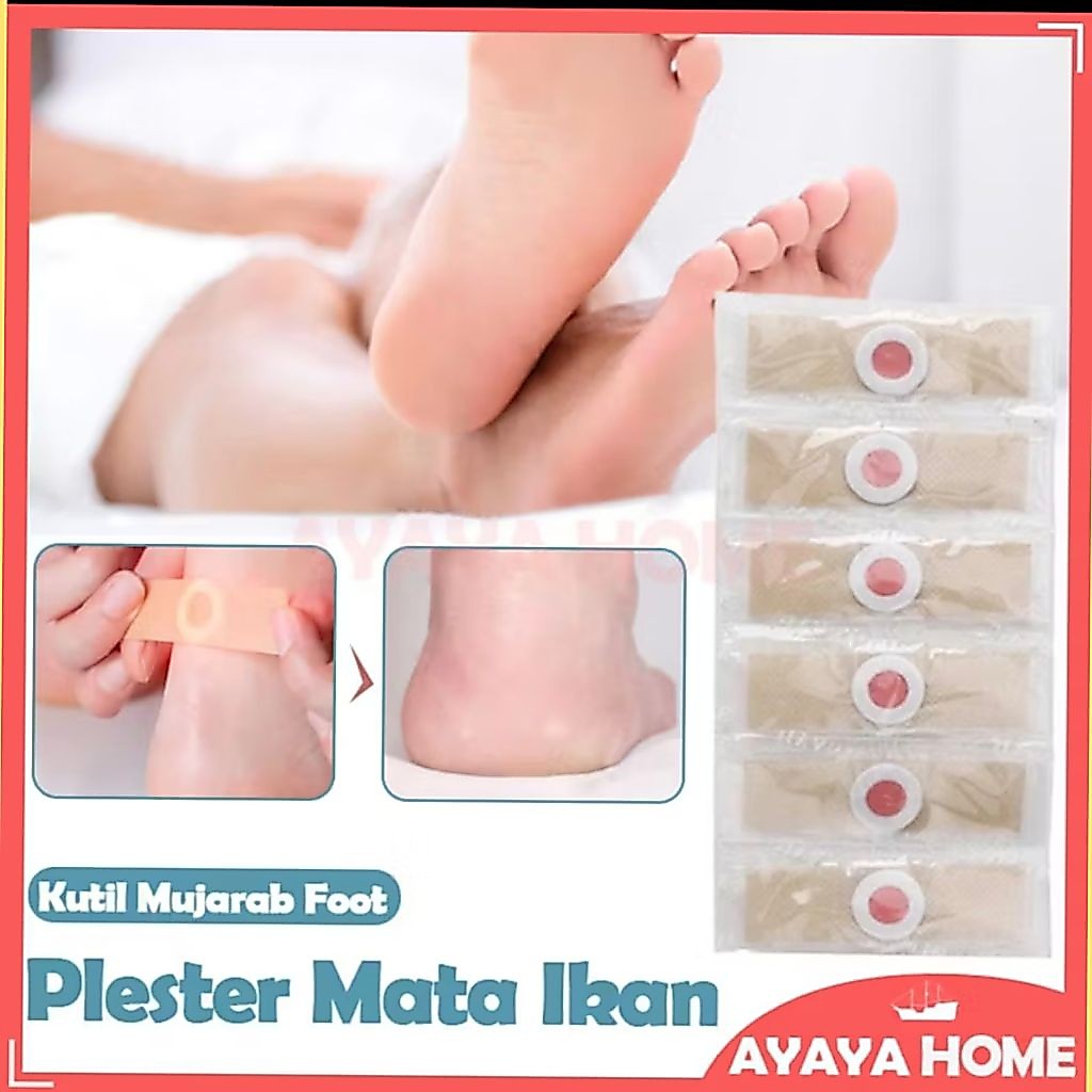 Koyo kutil mata ikan kapalan plester mata ikan kutil kapalan 6pcs