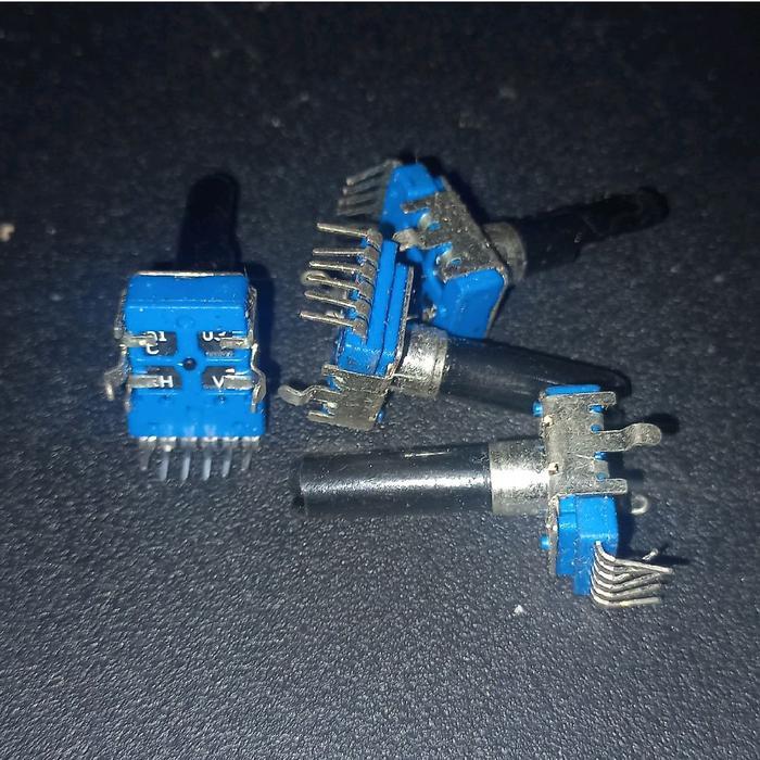 potensio tipe C mixer gain stereo kaki tekuk C10k C 10k C103 103 6pin 6 pin 6p kaki balance klik ten