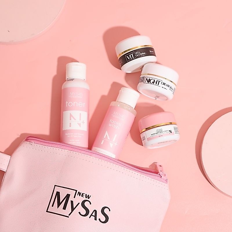 MYSAS MY SAS MYSASSORRA RANGKAIAN SKINCARE PENCERAH FLEK DAN MENCEGAH JERAWAT